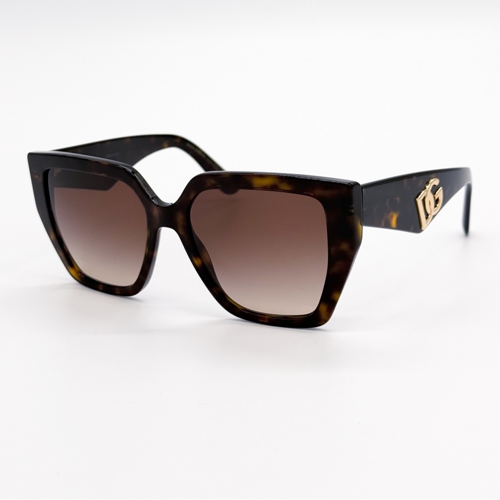 NEW DOLCE&GABBANA DG4438 502/13 WOMEN HAVANA BROWN SUNGLASSES D&G DG 4438